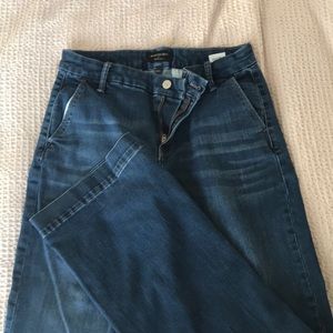 Banana republic wide leg trouser jean size 29